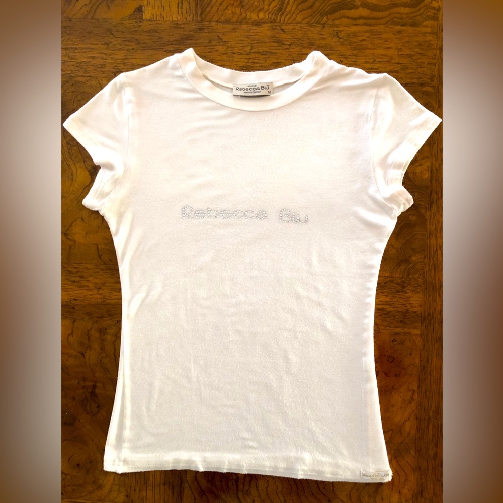 Rebecca Blu T-shirt ecru color M size but it’s more xs